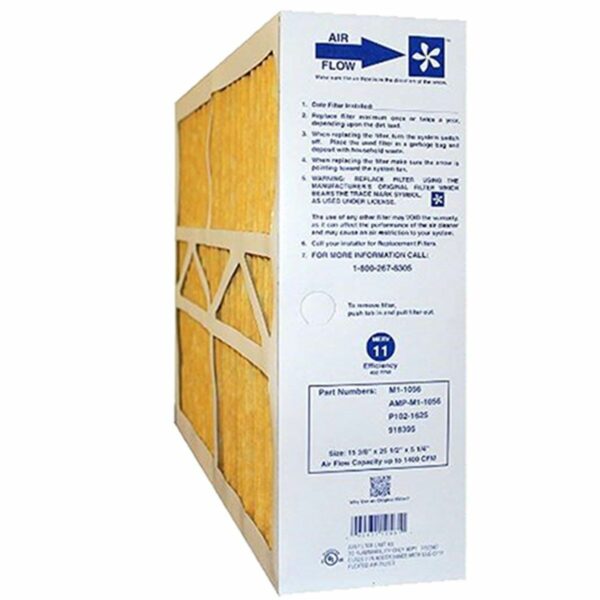 Carrier M1-1056 Genuine Original 16x25x5 (Actual Size: 15-3/8″ X 25-1/2″ X 5-1/4″) MERV 11, PRIME OEM