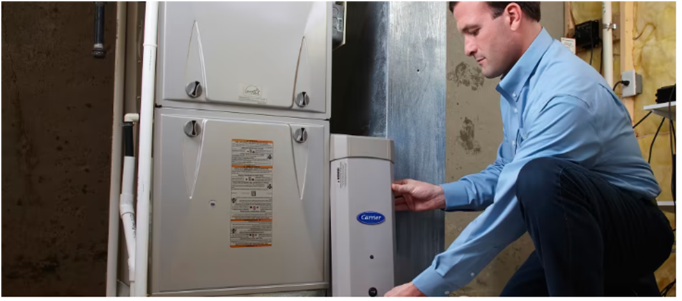 Furnace size chart illustration for Mississauga homes
