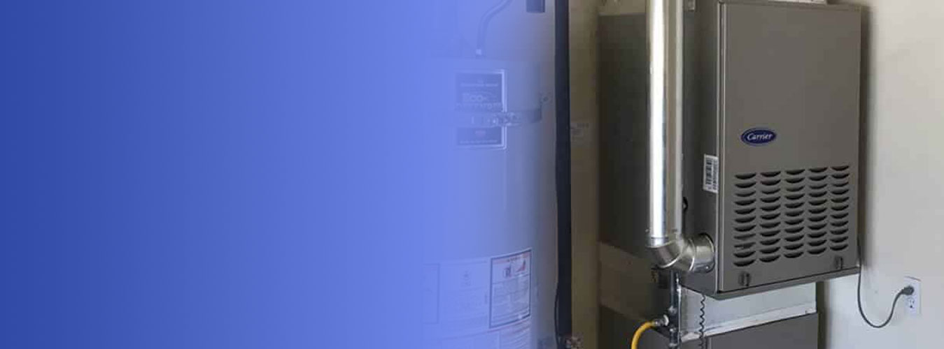 Aire One Peel technician checking an HVAC air filter during a spring service in Mississauga
