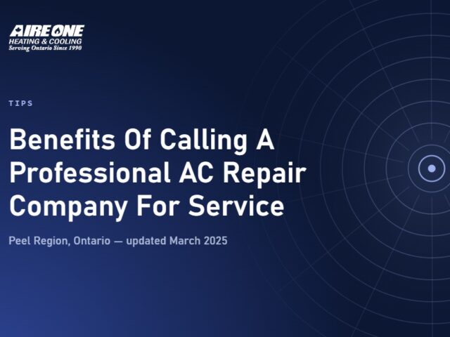 Benefits Of Calling A Professional AC Repair Company For Service