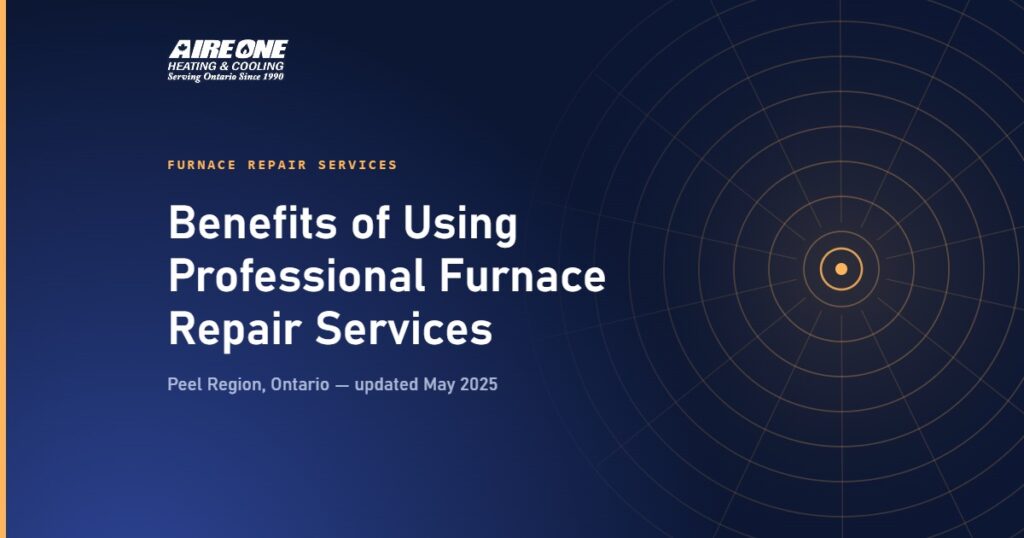 Benefits of Using Professional Furnace Repair Services — Aire One Peel Heating and Cooling, Peel Region, Ontario
