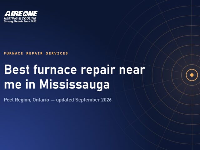 Best furnace repair near me in Mississauga