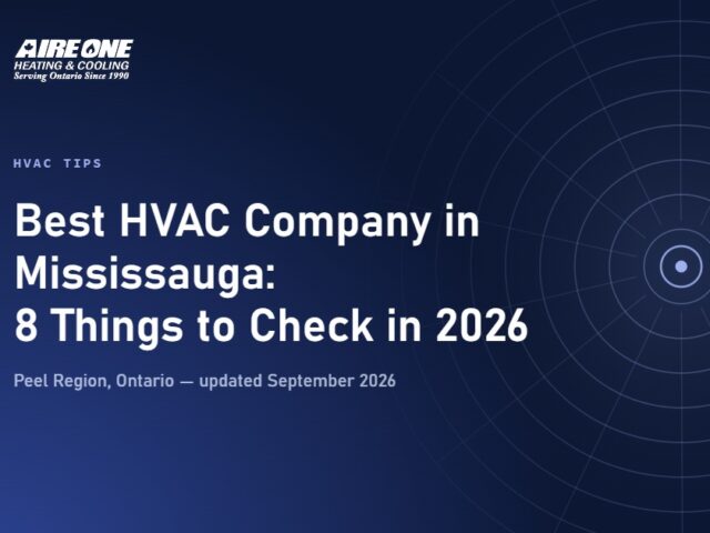 Best HVAC Company in Mississauga: 8 Things to Check in 2026