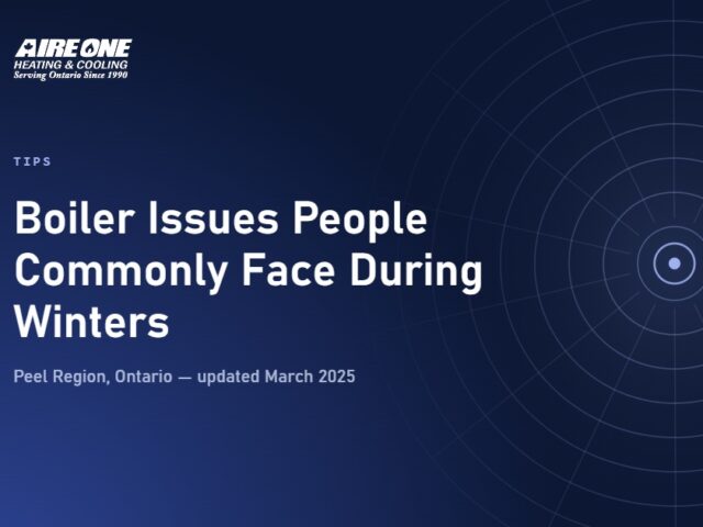 Boiler Issues People Commonly Face During Winters