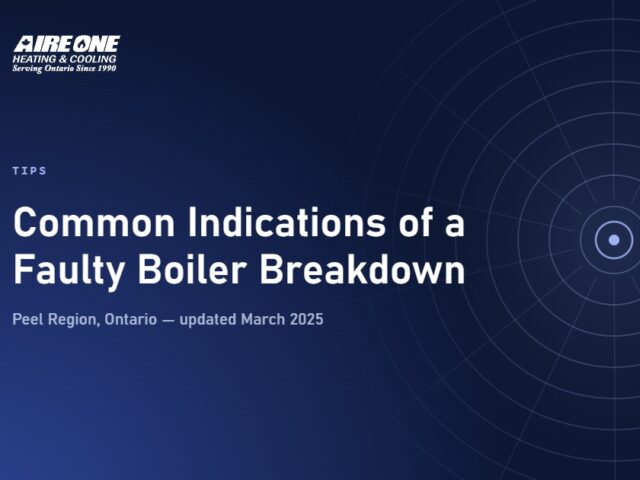 Common Indications of a Faulty Boiler Breakdown