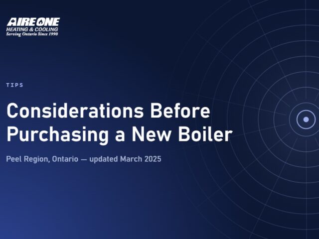 Considerations Before Purchasing a New Boiler