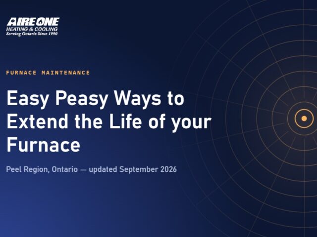 Easy Peasy Ways to Extend the Life of your Furnace