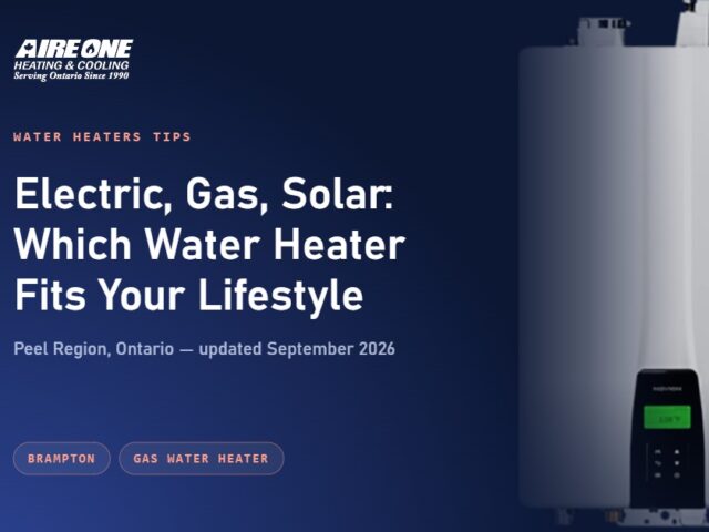 Electric, Gas, Solar: Which Water Heater Fits Your Lifestyle