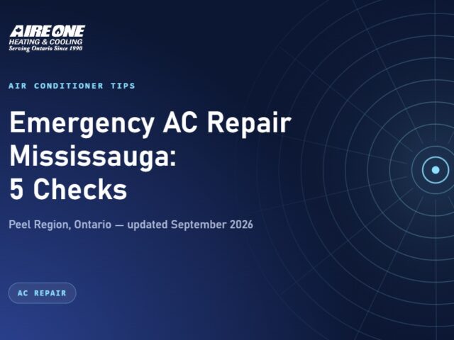 Emergency AC Repair Mississauga: 5 Checks