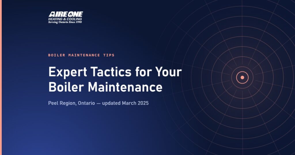 Expert Tactics for Your Boiler Maintenance — Aire One Peel Heating and Cooling, Peel Region, Ontario