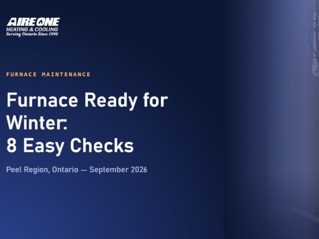 Furnace Ready for Winter: 8 Easy Checks