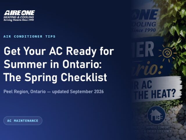 Get Your AC Ready for Summer in Ontario: The Spring Checklist