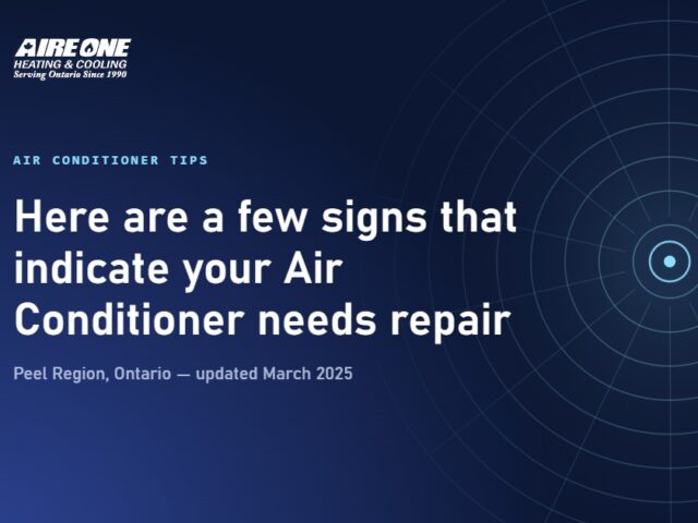 Here are a few signs that indicate your Air Conditioner needs repair