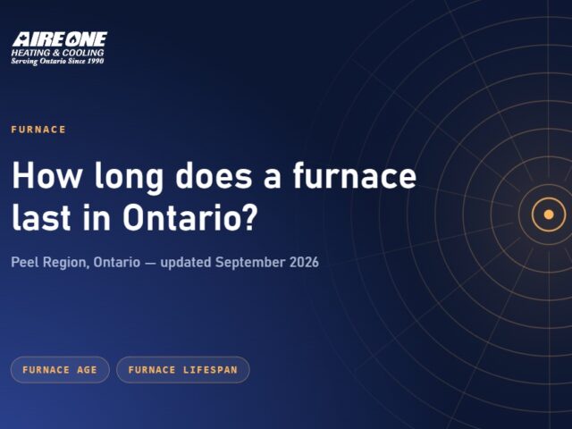 How long does a furnace last in Ontario?