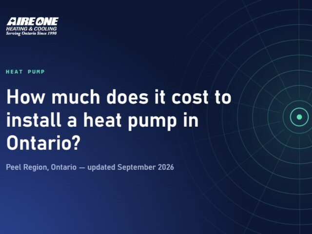 How much does it cost to install a heat pump in Ontario?