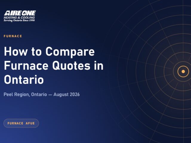 How to Compare Furnace Quotes in Ontario