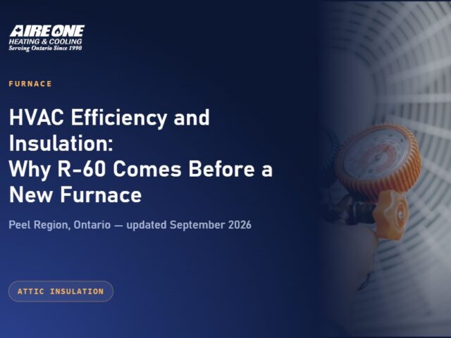 HVAC Efficiency and Insulation: Why R-60 Comes Before a New Furnace