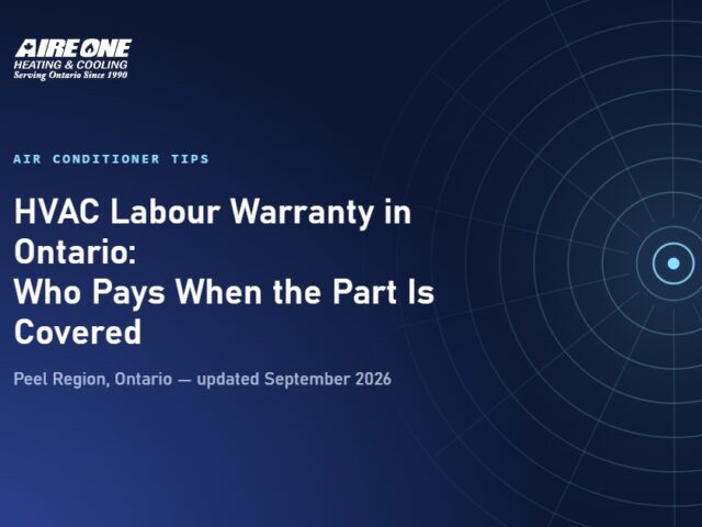 HVAC Labour Warranty in Ontario: Who Pays When the Part Is Covered
