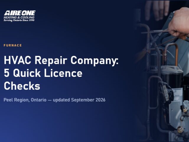 HVAC Repair Company: 5 Quick Licence Checks