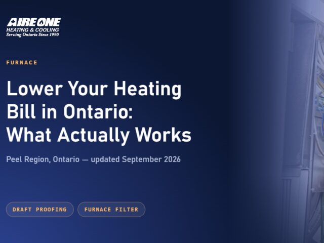 Lower Your Heating Bill in Ontario: What Actually Works