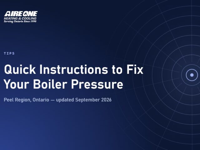 Quick Instructions to Fix Your Boiler Pressure