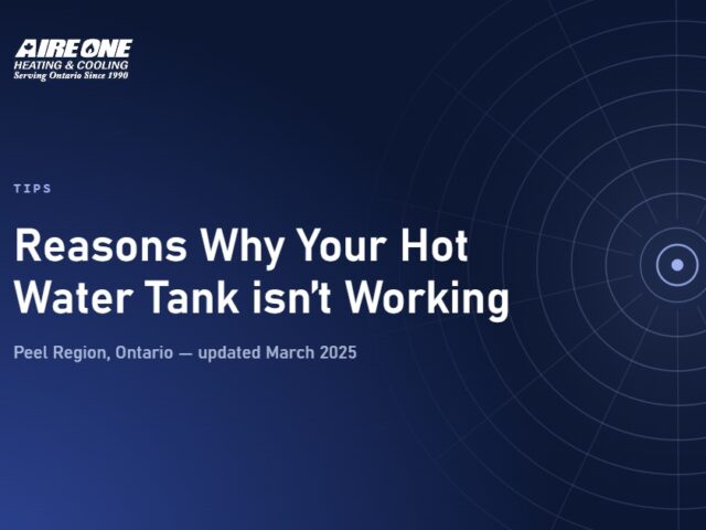 Reasons Why Your Hot Water Tank isn’t Working