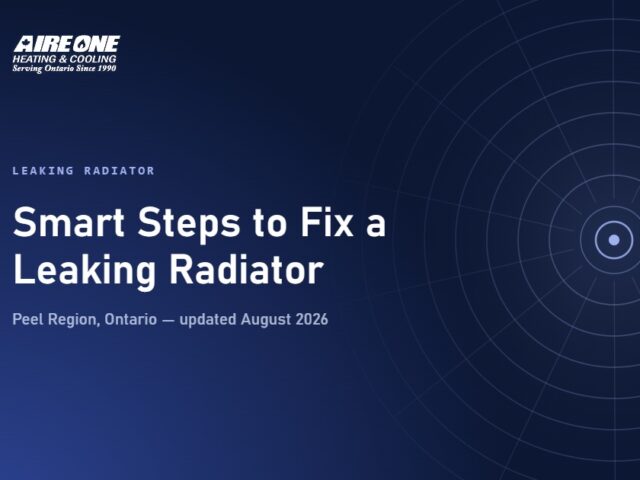 Smart Steps to Fix a Leaking Radiator