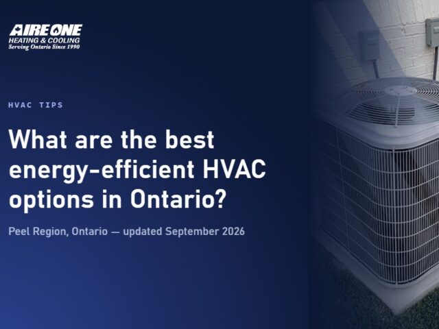 What are the best energy-efficient HVAC options in Ontario?