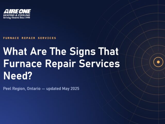What Are The Signs That Furnace Repair Services Need?