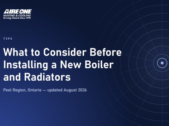 What to Consider Before Installing a New Boiler and Radiators