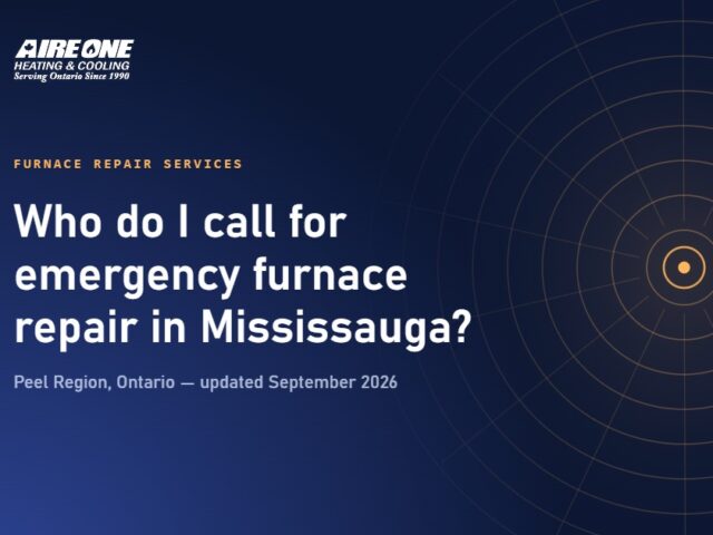 Who do I call for emergency furnace repair in Mississauga?
