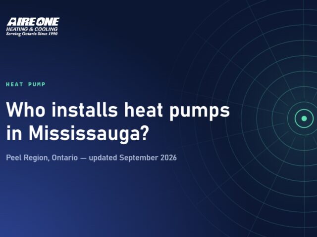 Who installs heat pumps in Mississauga?