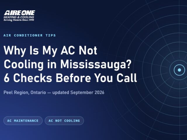 Why Is My AC Not Cooling in Mississauga? 6 Checks Before You Call
