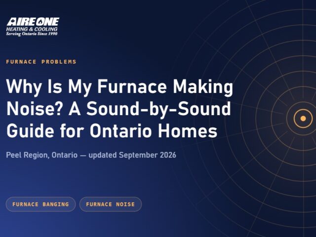 Why Is My Furnace Making Noise? A Sound-by-Sound Guide for Ontario Homes