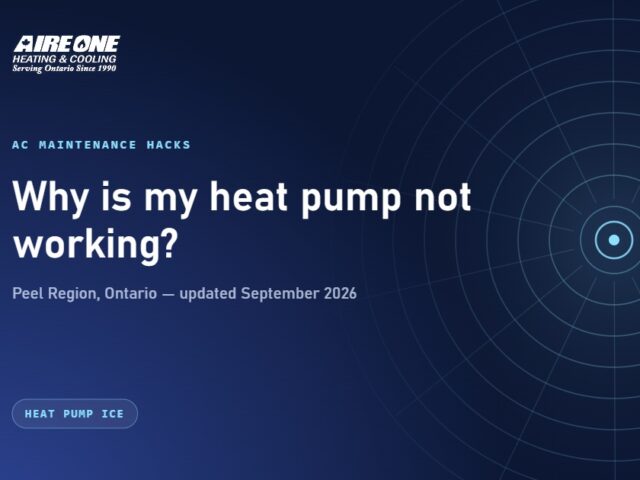 Why is my heat pump not working?
