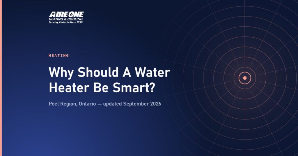 Why Should A Water Heater Be Smart? — Aire One Peel Heating and Cooling, Peel Region, Ontario