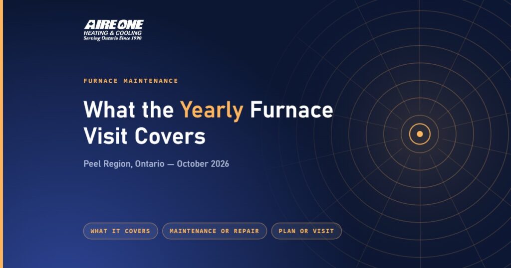 Furnace Maintenance in Mississauga