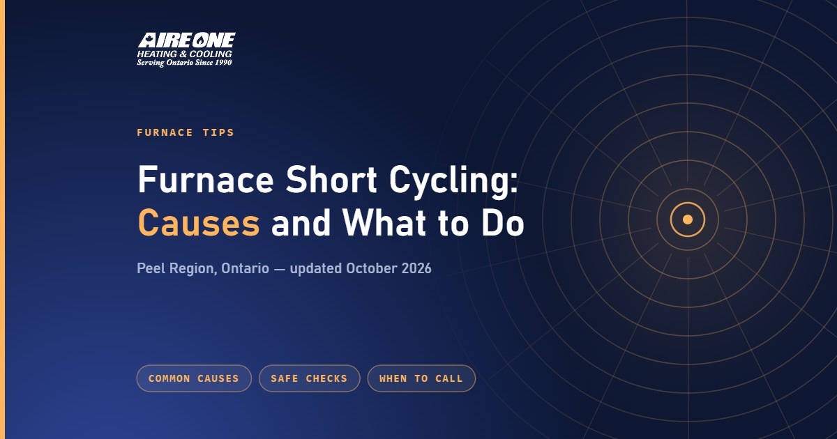 Furnace Short Cycling: Causes and What to Do