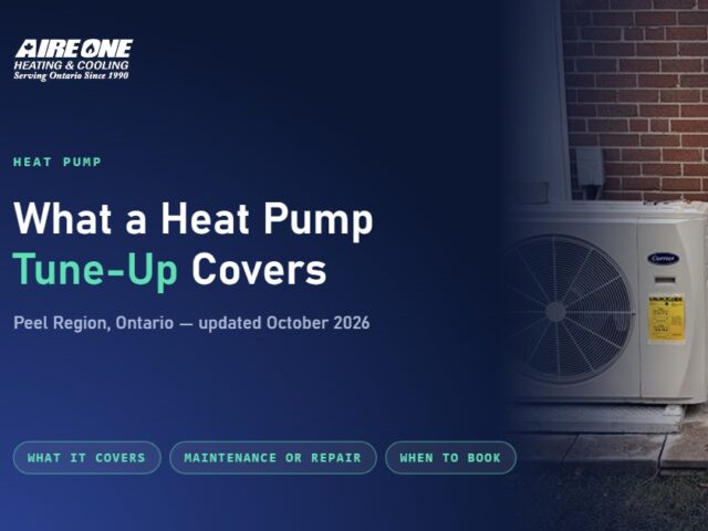 Heat Pump Maintenance in Mississauga