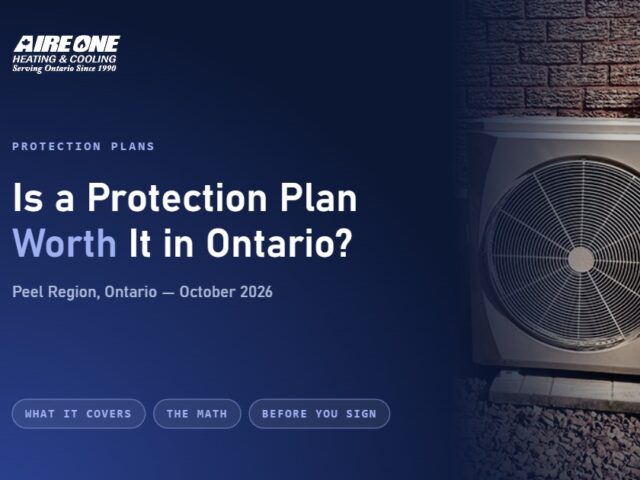Is a Furnace or AC Protection Plan Worth It in Ontario?